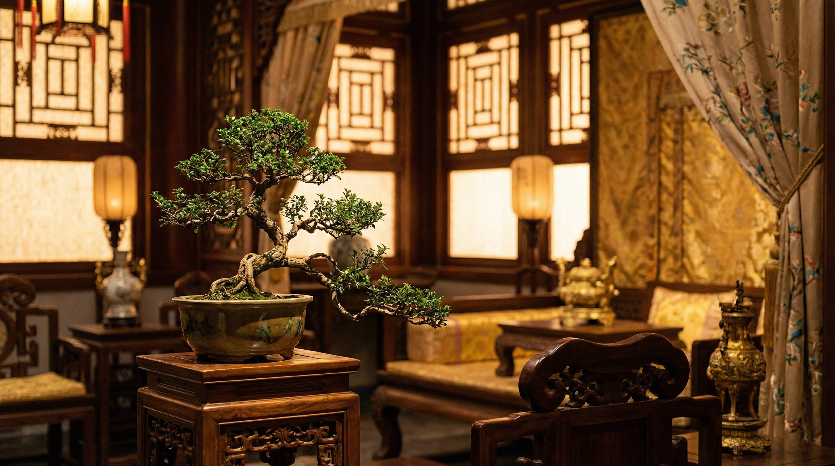 玩物社区植物视频 - 古典盆景艺术视频