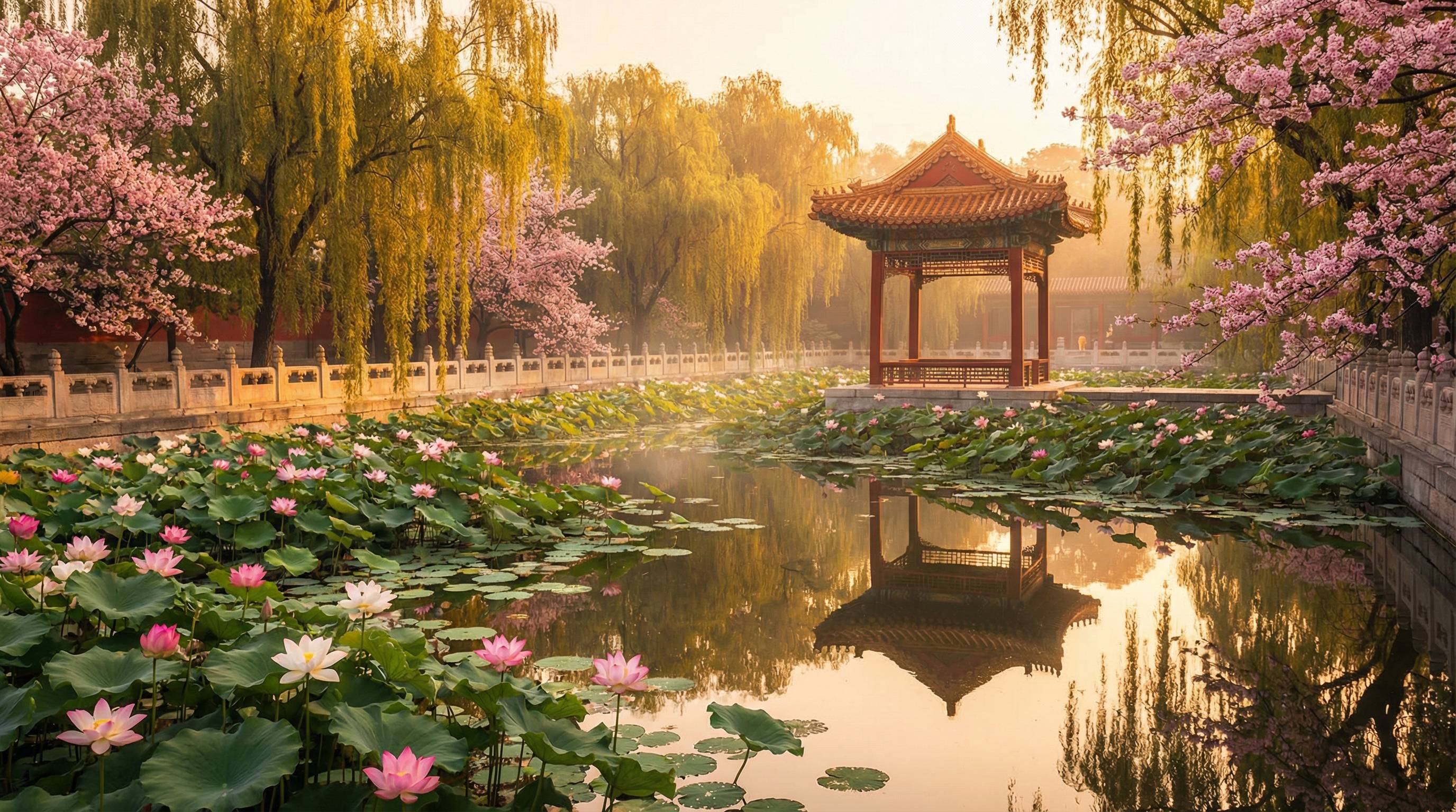 玩物社区植物视频 - 荷塘月色植物视频