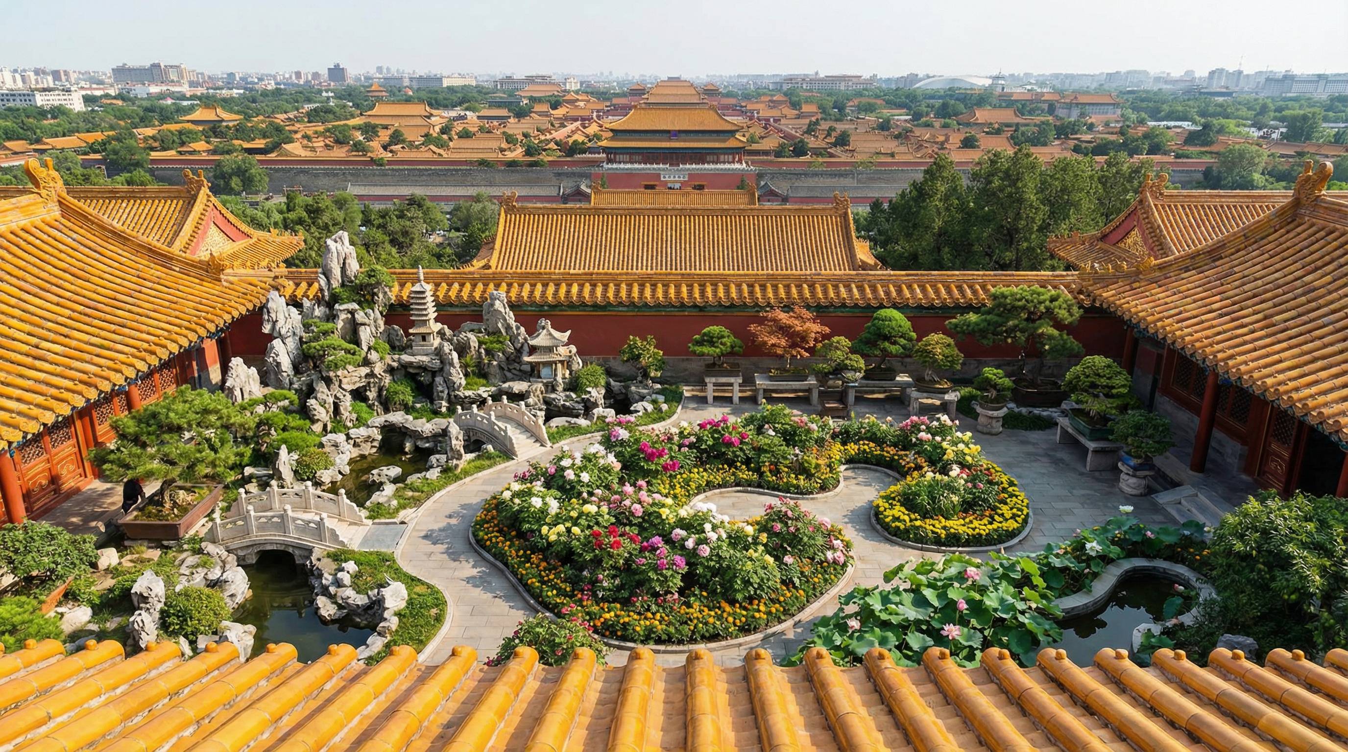 玩物社区植物视频 - 皇家园林航拍视频